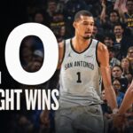 The Spurs KEEP ROLLING 😤 | Top Plays from 10+ Game Win Streak