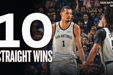 The Spurs KEEP ROLLING 😤 | Top Plays from 10+ Game Win Streak