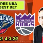 Pelicans vs Kings | NBA Best Bet | Raphael's NBA Betting Picks & Predictions | Friday 4/3/26