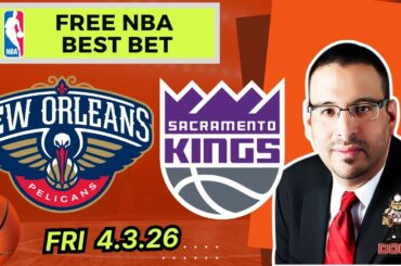 Pelicans vs Kings | NBA Best Bet | Raphael's NBA Betting Picks & Predictions | Friday 4/3/26