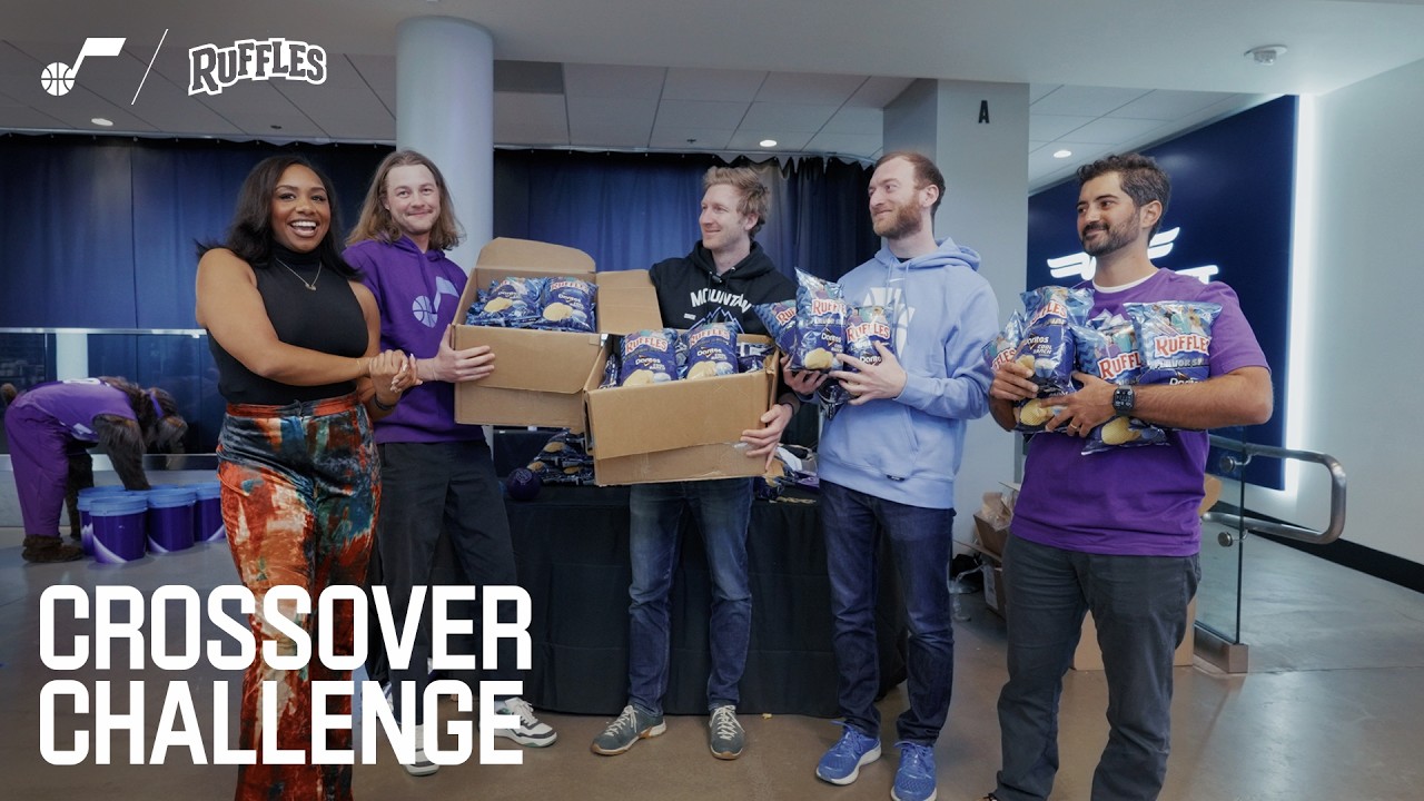 FIRST EVER Frito Lay Crossover Challenge 🥇🤹 | Utah Jazz