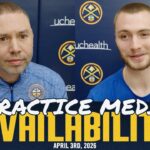 Denver Nuggets Practice Media Prior To Spurs | 4/3/26 🎙