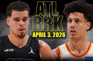 Atlanta Hawks vs Brooklyn Nets Full Game Highlights – April 3, 2026 | NBA Season