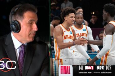 CJ McCollum is cooking! - ESPN on Atlanta Hawks crush Brooklyn Nets 141-107, for 4th straight w