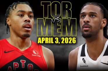 Toronto Raptors vs Memphis Grizzlies Full Game Highlights – April 3, 2026 | NBA Season