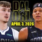 Dallas Mavericks vs Orlando Magic Full Game Highlights – April 3, 2026 | NBA Season