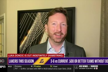 Luka Doncic OUT indefinitely with hamstring injury 🚨 How LeBron, Lakers will respond | SportsCenter