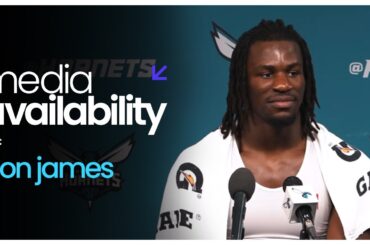 Hornets vs Pacers: Sion James Postgame Media Availability | 4/3/2026