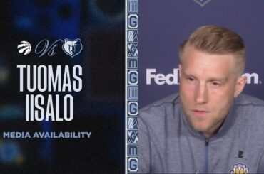 Tuomas Iisalo Press Conference | Grizzlies vs. Raptors