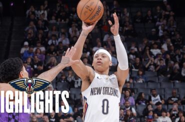 Jeremiah Fears Highlights vs. Sacramento Kings 4/3/26