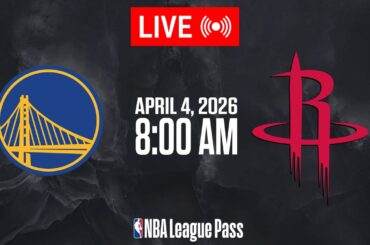 NBA LIVE! Golden State Warriors vs Houston Rockets | April 4, 2025 | NBA Today NBA 2K26 Gameplay
