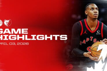 Raptors at Grizzlies Game Highlights | April 03, 2026