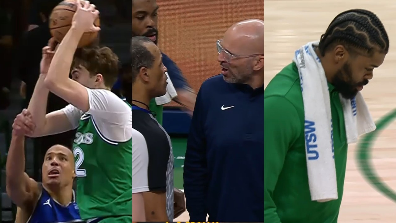Cooper Flagg tech for arguing no call then Jason Kidd & Naji Marshall ejected