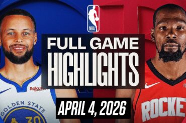 WARRIORS vs ROCKETS FULL GAME HIGHLIGHTS APRIL 4, 2026 NBA HIGHLIGHTS TODAY | NBA 2K26 GAMEPLAY
