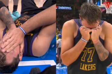 Luka Doncic in pain and devastated after hamstring injury vs OKC