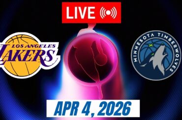 NBA LIVE! Los Angeles Lakers vs Minnesota Timberwolves April 4, 2026 | 2026 NBA Season Live 2K