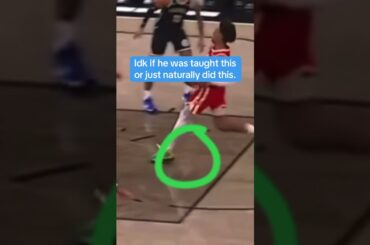 I wouldn’t recommend trying this full speed, #goata #atlantahawks