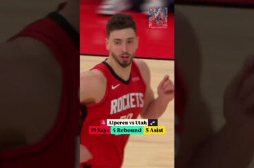 Alperen vs Utah  🏀⛹️ 3  Nisan 2026  #sorts #alperensengun #basketbol  #türkiye #nba