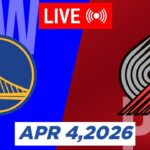 NBA LIVE! Golden State Warriors vs Portland Trail Blazers | April 14, 2026 | 2026 NBA Season Live 2K