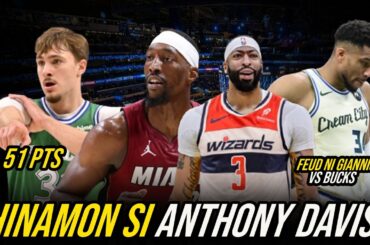 HINAM0N ni Bam Adebayo si Anthony Davis na MAGLARO vs Miami | NAGAGALIT na si Giannis sa Bucks
