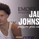 Hawks vs. Celtics Postgame Press Conference: Jalen Johnson