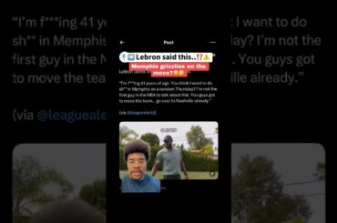 LeBron James on Memphis grizzlies #memphisgrizzles #lebronjames