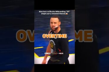 Warriors Vs Bucks crazy 🥵 Overtime ending Game #shorts