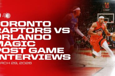 Toronto Raptors Full Media Availability | Post Game vs Magic | March 29, 2026