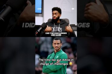 Amile Jefferson is 100% on challenges this season 😂🔥 #joemazzulla #bostonceltics