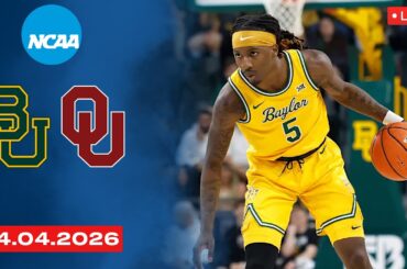 Baylor vs Oklahoma LIVE | Men's Basketball April 04, 2026 | NCCAM LIVE 2026