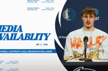 Jason Kidd, Cooper Flagg & Brandon WIlliams | Post-Game Media Availability vs ORL | 4/03/26