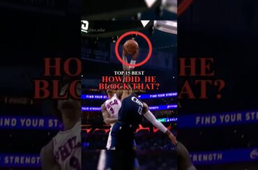 Some of these blocks are insane… 🤯🤯 | #nba #basketball