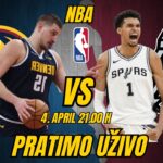 DENVER-SAN ANTONIO! KOŠARKA NBA! 4. April! 21.00h PRATIMO UŽIVO ! #nba #denvernuggets #košarka