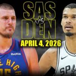 San Antonio Spurs vs Denver Nuggets Full Game Highlights – April 4, 2026 | NBA Season