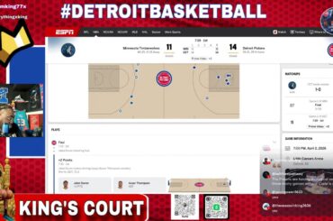 Pistons vs Timberwolves LIVE WATCH