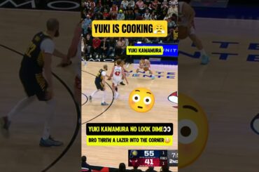 Yuki Kawamura BALLING vs Pacers👀
