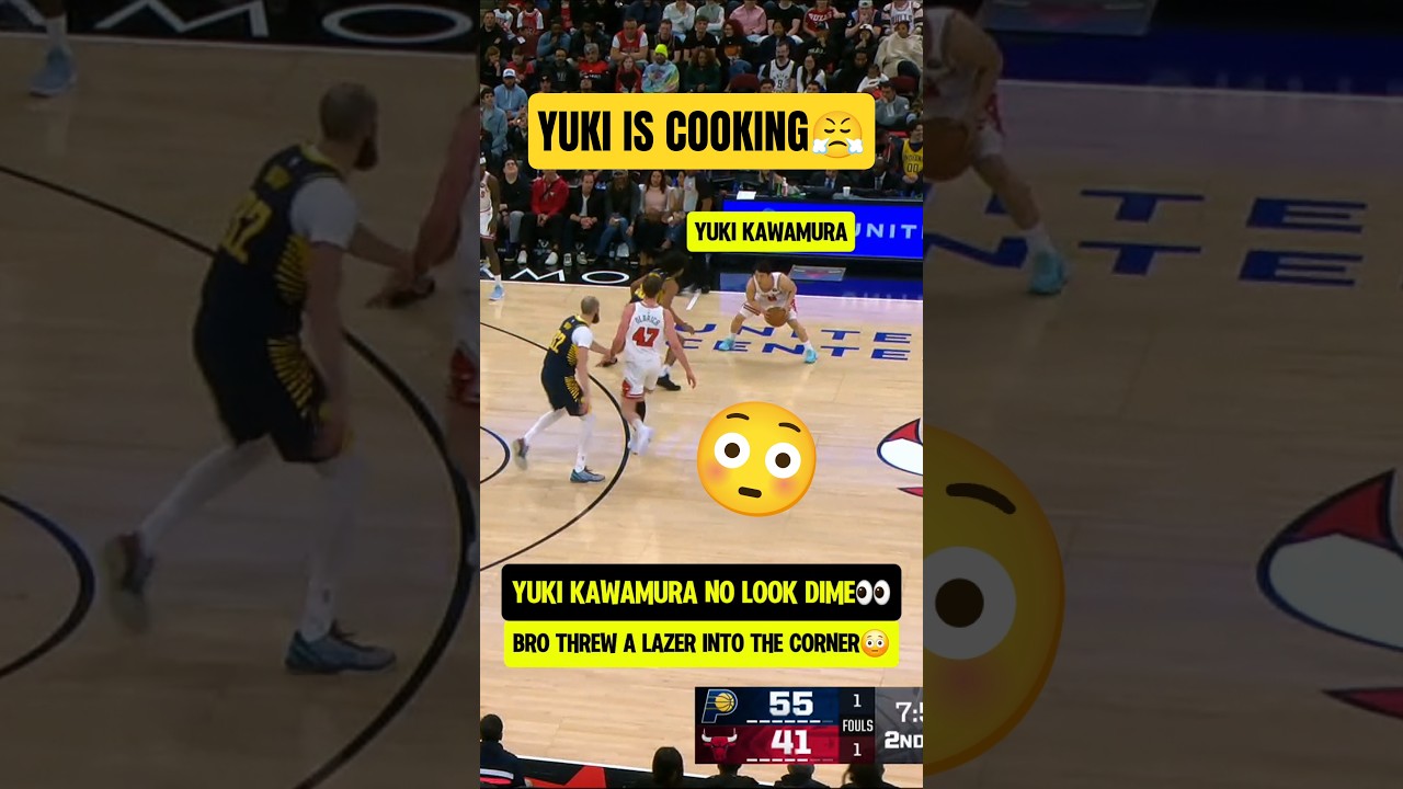 Yuki Kawamura BALLING vs Pacers👀