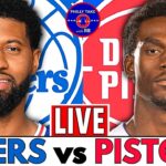 Philadelphia 76ers vs Detroit Pistons Live Stream Play-By-Play & Scoreboard