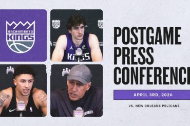 Maxime Raynaud, Nique Clifford & Coach Christie | Postgame Interviews 4.4.2026