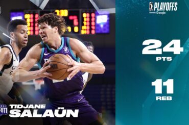 Hornets Assignees Tidjane Salaün, Liam McNeeley, Tosan Evbeuomwan All Post Double-Doubles