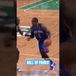 STAT is adding Hall of Famer to his resume 📝 #nyknicks #nba #amarestoudemire #halloffame