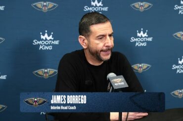 James Borrego | Pelicans-Kings Postgame Interview 4/3/26