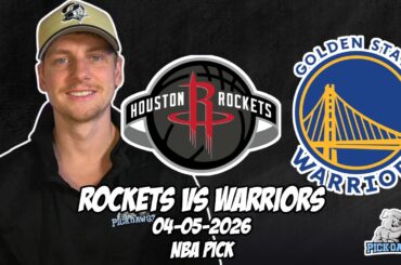 Houston Rockets vs Golden State Warriors 4/5/26 NBA Free Picks & Prediction | NBA Betting Tips