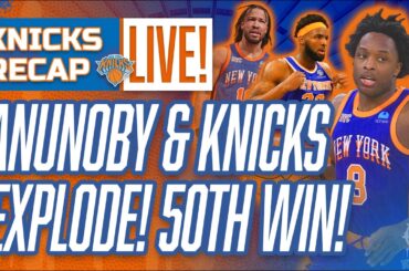 OG ANUNOBY EXPLODES for 31! KNICKS Pounce Bulls in 50th Win of Season! | Knicks vs Bulls Recap