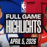 ROCKETS vs WARRIORS FULL GAME HIGHLIGHTS APRIL 5, 2026 NBA HIGHLIGHTS TODAY | NBA 2K26 GAMEPLAY