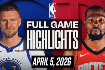 ROCKETS vs WARRIORS FULL GAME HIGHLIGHTS APRIL 5, 2026 NBA HIGHLIGHTS TODAY | NBA 2K26 GAMEPLAY