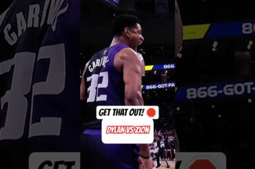 DYLAN CARDWELL JUST SHUT DOWN ZION! 🤯 #nbahighlights #sacramentokings #zionwilliamson