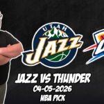 Utah Jazz vs Oklahoma City Thunder 4/5/26 NBA Free Picks & Prediction | NBA Betting Tips