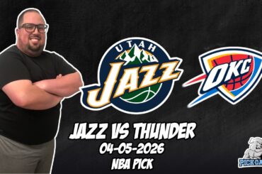 Utah Jazz vs Oklahoma City Thunder 4/5/26 NBA Free Picks & Prediction | NBA Betting Tips