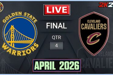 NBA LIVE!  Golden State WARRIORS  vs Cleveland CAVALIERS  |  NBA Regular Season   |   NBA 2K26  |